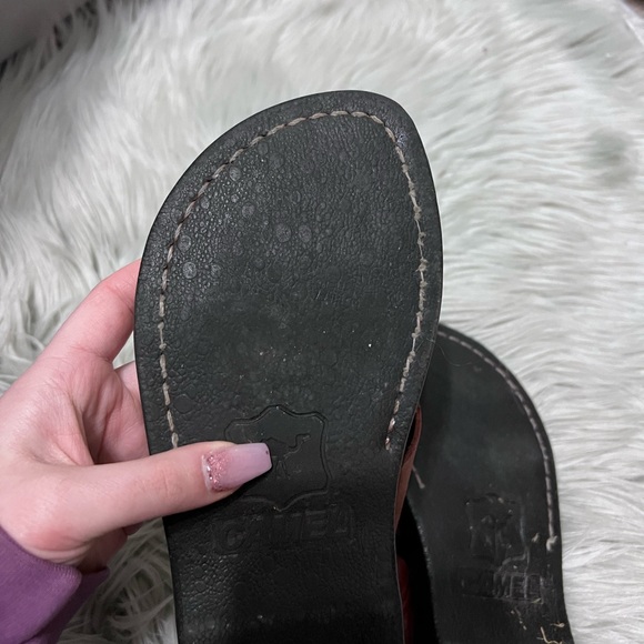 Camel Leather Sandals - Picture 8 of 10